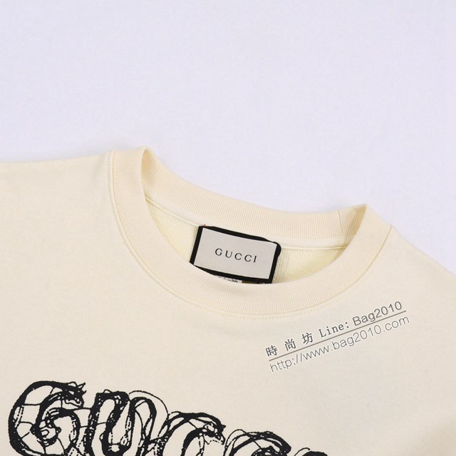 Gucci古奇專櫃古馳2023FW新款印花圓領衛衣 男女同款 tzy3068